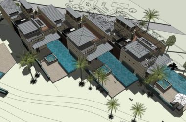 Sketchup别墅模型|独栋别墅，现代风格-BIM建筑网