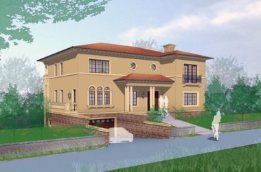 Sketchup别墅模型|独栋别墅，古典风格-BIM建筑网