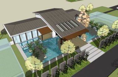 Sketchup别墅模型|独栋别墅，古典风格-BIM建筑网