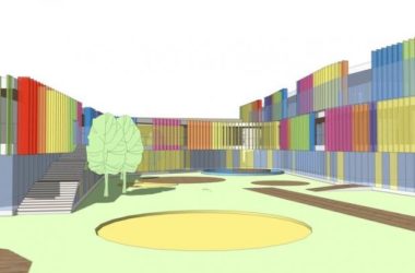 Sketchup学校模型|彩色系幼儿园,学校,教育建筑,现代风格-BIM建筑网