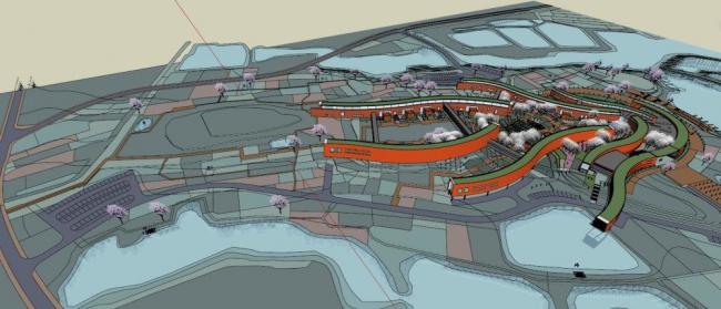 Sketchup景观模型|滨水景观,现代风格 Sketchup景观模型|滨水景观,现代风格