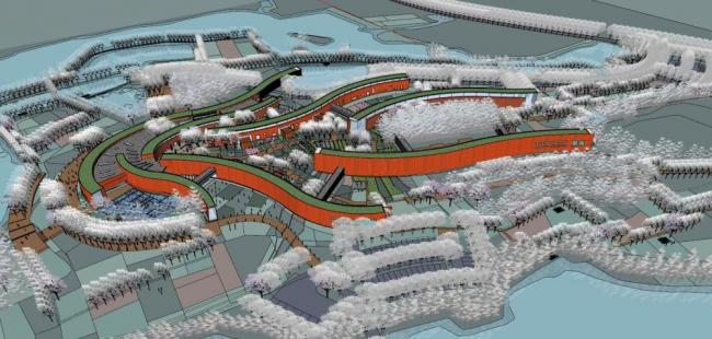 Sketchup景观模型|滨水景观,现代风格 Sketchup景观模型|滨水景观,现代风格