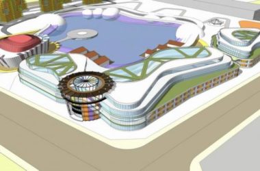 Sketchup综合体模型|商业综合体,现代风格-BIM建筑网