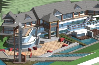 Sketchup酒店模型|圣莎拉旅游度假中心,酒店,会所,滨海,公寓-BIM建筑网