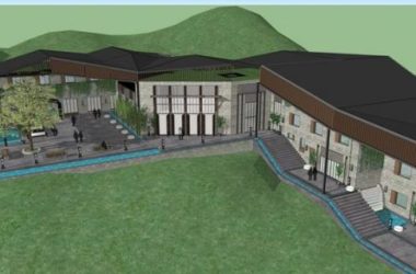 Sketchup酒店模型|山地酒店,景观设计,商业建筑,中式风格-BIM建筑网