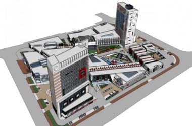 Sketchup综合体模型|城市综合体规划,购物中心,高层写字楼,办公酒店,公寓,现代风格-BIM建筑网