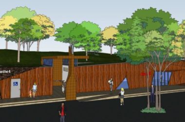 Sketchup小品模型|公园，零售商业，公共卫生间，现代风格-BIM建筑网