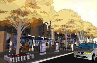 Sketchup商业模型|多层商业街，现代风格-BIM建筑网