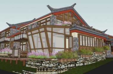 Sketchup住宅模型|古镇草居建筑,多层住宅,中式风格-BIM建筑网