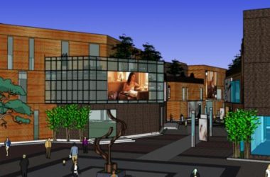 Sketchup商业模型|多层商业街，街区式，岛式，现代风格-BIM建筑网