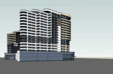Sketchup酒店模型|高层酒店,办公,商业裙房,现代风格-BIM建筑网