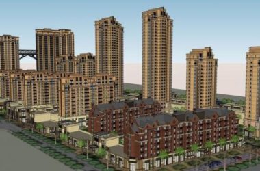 Sketchup住宅模型|欧式,新古典风格,高层住宅小区,居住建筑-BIM建筑网