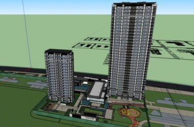Sketchup住宅模型|售楼处,现代风格,高层住宅-BIM建筑网