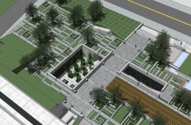 Sketchup文化模型|展览馆,新中式风格,文化建筑-BIM建筑网
