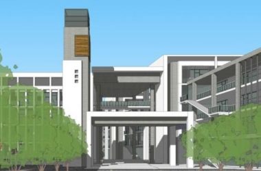 Sketchup学校模型|多层学校,教学楼,操场,现代风格,教育建筑,校园规划-BIM建筑网