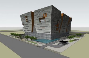 Sketchup文化模型|多层文化中心,现代风格,文化建筑-BIM建筑网