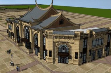 Sketchup商业模型|多层商业建筑,古典风格-BIM建筑网