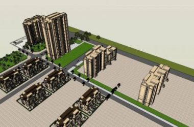 Sketchup住宅模型|高层住宅小区,新古典风格,居住建筑,多层花园洋房,公寓-BIM建筑网