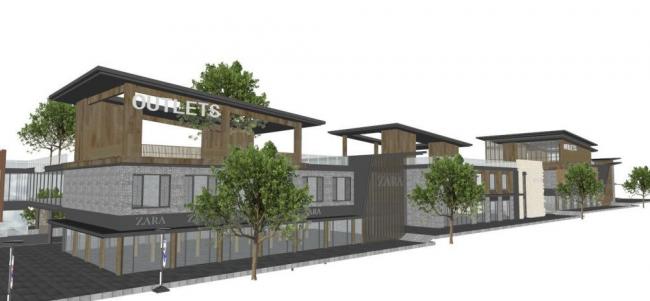 Sketchup商业模型|多层商业街,新中式风格 Sketchup商业模型|多层商业街,新中式风格