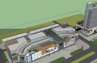Sketchup综合体模型|商业综合体,多层高层混合,现代风格-BIM建筑网