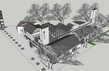 Sketchup商业模型|多层会所,新中式风格,商业建筑-BIM建筑网