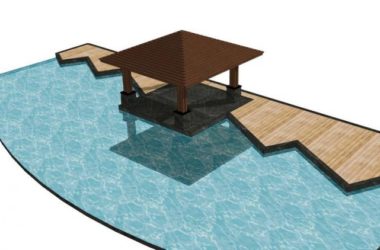 Sketchup景观模型|节点景观-BIM建筑网