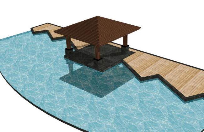 Sketchup景观模型|节点景观 Sketchup景观模型|节点景观