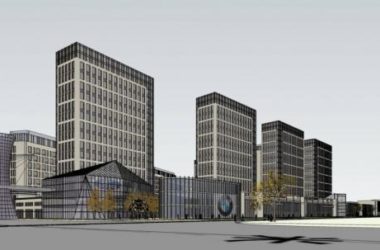 Sketchup办公模型|高层办公楼,酒店,商场,商业裙房,现代风格-BIM建筑网