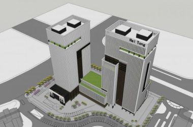 Sketchup办公模型|高层办公楼,酒店,商业裙房,现代风格-BIM建筑网