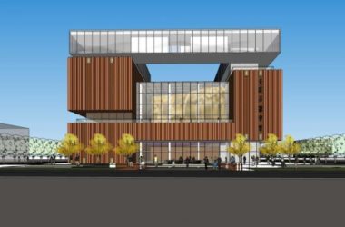 Sketchup办公模型|高层办公楼,现代风格-BIM建筑网