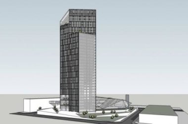Sketchup办公模型|高层办公楼,酒店,现代风格-BIM建筑网