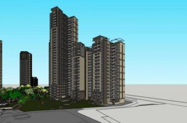 Sketchup住宅模型|高层住宅,小区,景观,居住建筑,现代风格-BIM建筑网