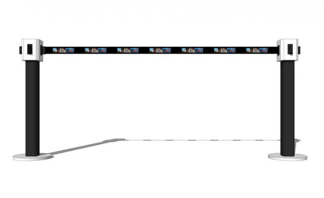 Sketchup素材模型|绳索,栏杆 Sketchup素材模型|绳索,栏杆