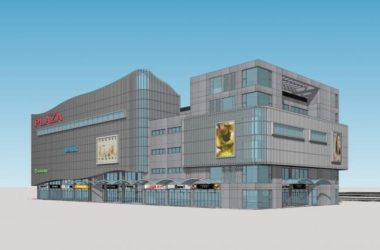 Sketchup商业模型|多层商业楼,现代风格-BIM建筑网