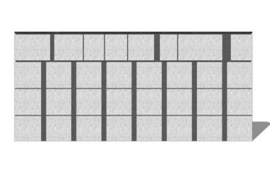 Sketchup素材模型|景墙-BIM建筑网