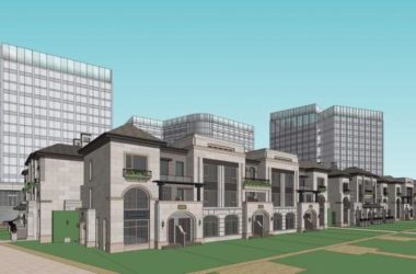 Sketchup商业模型|新古典商业街,多层办公楼-BIM建筑网