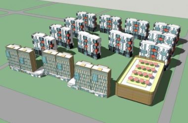 Sketchup住宅模型|中高层住宅,现代风格,居住建筑-BIM建筑网