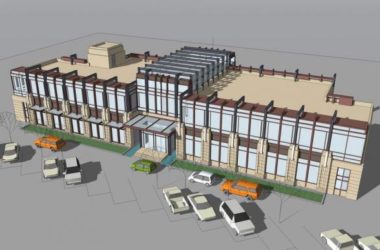 Sketchup商业模型|商业楼,现代风格,商业建筑-BIM建筑网
