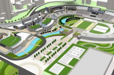 Sketchup商业模型|商业广场,商业街,运动公园,现代风格-BIM建筑网