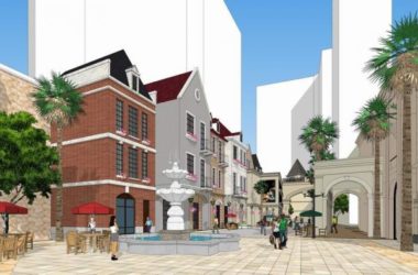 Sketchup商业模型|商业街场景,多层,欧式风格-BIM建筑网