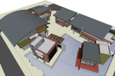 Sketchup文化模型|多层文化中心,现代风格-BIM建筑网