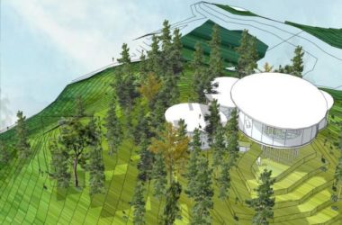 Sketchup商业模型|展示中心，现代风格，商业建筑-BIM建筑网