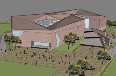 Sketchup文化模型|多层文化中心,现代风格,展览馆-BIM建筑网