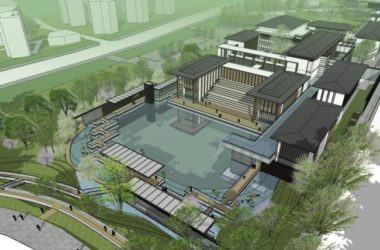 Sketchup商业模型|多层会所，商业建筑，新中式风格-BIM建筑网