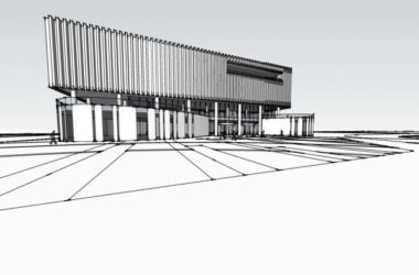 Sketchup文化模型|展览馆,文化建筑,现代风格-BIM建筑网