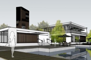 Sketchup文化模型|游客中心,现代风格,商业,娱乐休闲设施-BIM建筑网