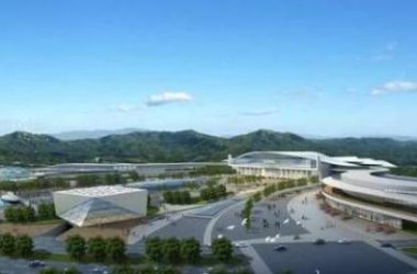 Sketchup车站路桥|弧形火车站,汽车站,办公楼,多层高层混合,现代风格,交通建筑-BIM建筑网