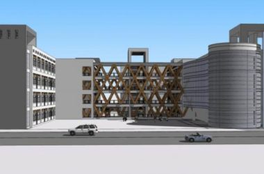 Sketchup学校模型|多层学校,校园,教学楼,教育建筑,现代风格-BIM建筑网