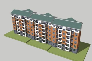 Sketchup住宅模型|多层住宅,居住建筑,新中式风格-BIM建筑网
