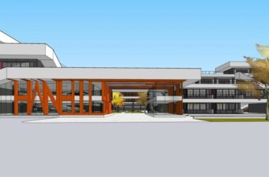 Sketchup学校模型|多层学校,教学楼,校园,现代风格,教育建筑-BIM建筑网